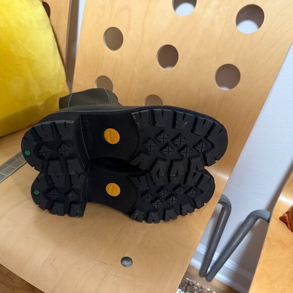 Women's Timberland Black Rebotl Chunky Platform Waterproof Boots Size 9.5 M - Picture 4 of 14